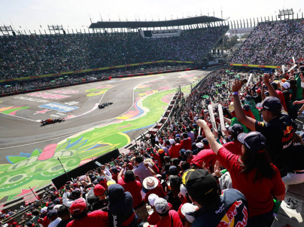 Fans beim Formel-1-Rennen in Mexiko-Stadt