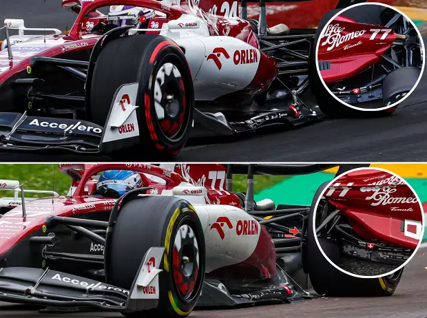 Foto zur News: Formel-1-Technik: Wie Alfa Romeo den C42 für Imola umgebaut hat