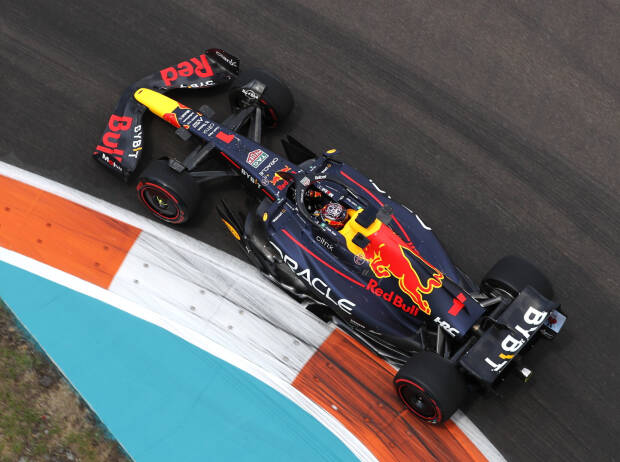 Max Verstappen (Red Bull RB18) im Freien Training zum Formel-1-Rennen in Miami