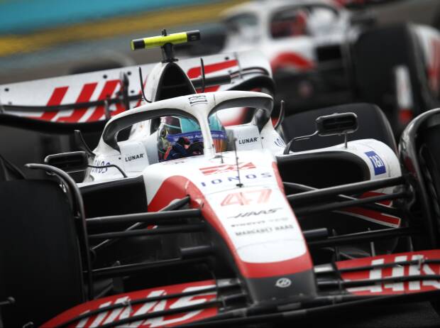 Mick Schumacher im Haas VF-22 beim Formel-1-Rennen 2022 in Miami