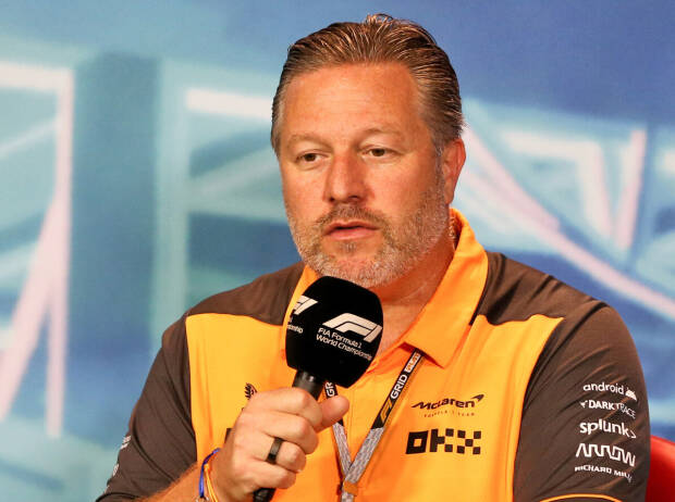 McLaren-Geschäftsführer Zak Brown vor dem Formel-1-Rennen in Miami