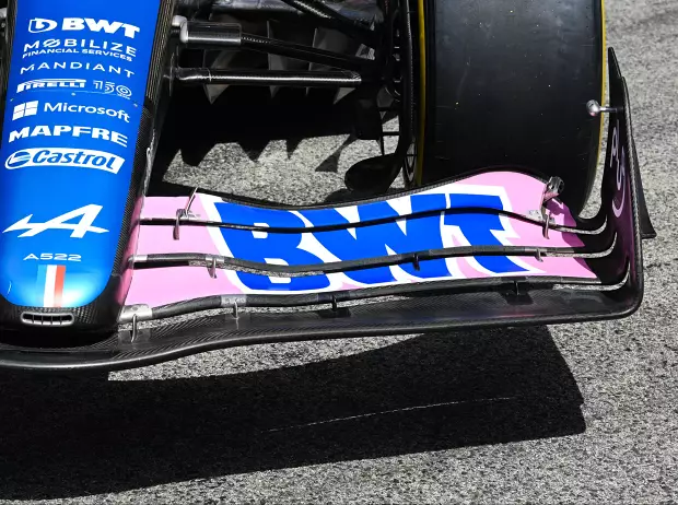 Foto zur News: F1-Entwicklung 2022: Unterboden laut Alpine "zehnmal" wertvoller als Frontflügel