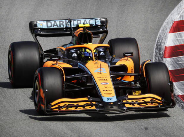 Lando Norris (McLaren MCL36) im Qualifying zum Formel-1-Rennen in Spanien 2022