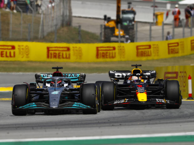 George Russell, Max Verstappen George Russell, Max Verstappen