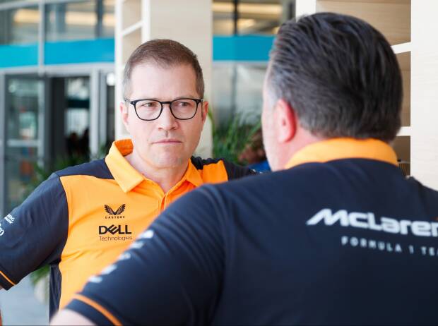 Andreas Seidl, Zak Brown Andreas Seidl, Zak Brown