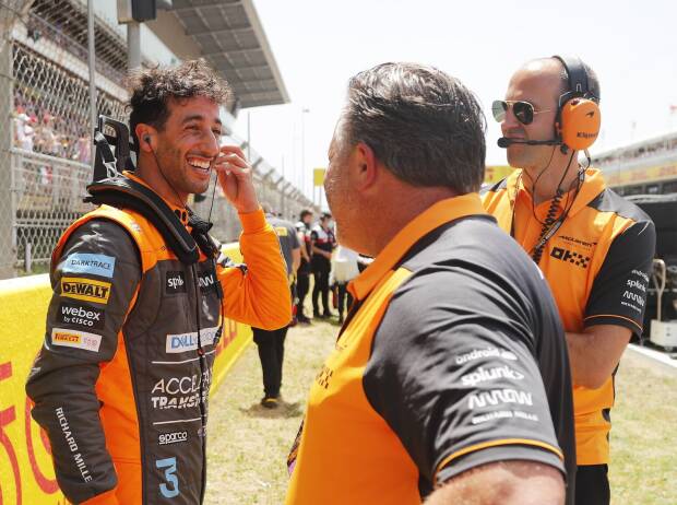 Daniel Ricciardo, Zak Brown Daniel Ricciardo, Zak Brown
