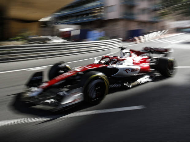 Valtteri Bottas (Alfa Romeo) im Training zum Formel-1-Rennen in Monaco 2022