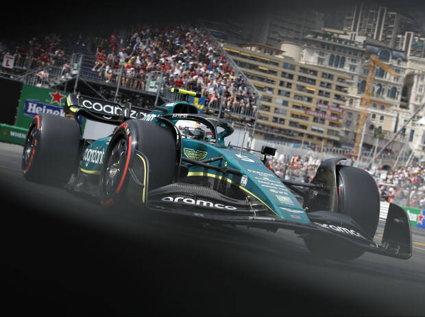 Sebastian Vettel (Aston Martin AMR22) beim Qualifying zum Formel-1-Rennen in Monaco 2022