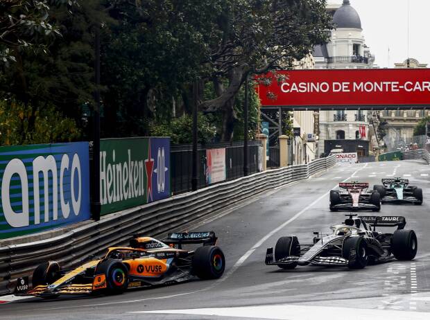 Guanyu Zhou, Daniel Ricciardo, Pierre Gasly Guanyu Zhou, Daniel Ricciardo, Pierre Gasly