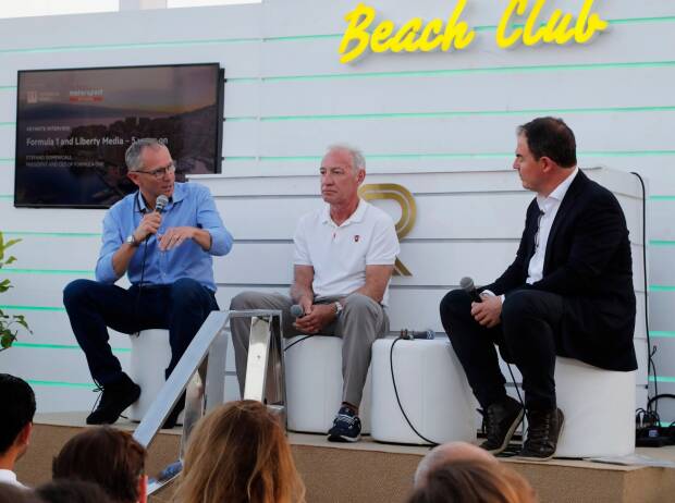 Stefano Domenicali, Greg Maffei, James Allen Stefano Domenicali, Greg Maffei, James Allen