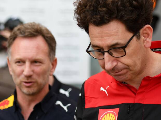 Christian Horner, Mattia Binotto Christian Horner, Mattia Binotto