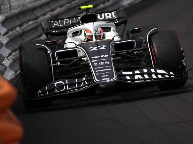 Yuki Tsunoda im AlphaTauri AT03 beim Formel-1-Rennen 2022 in Monaco Yuki Tsunoda im AlphaTauri AT03 beim Formel-1-Rennen 2022 in Monaco
