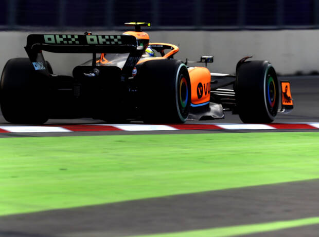 Lando Norris (McLaren MCL36) im Freien Training zum Formel-1-Rennen in Baku 2022