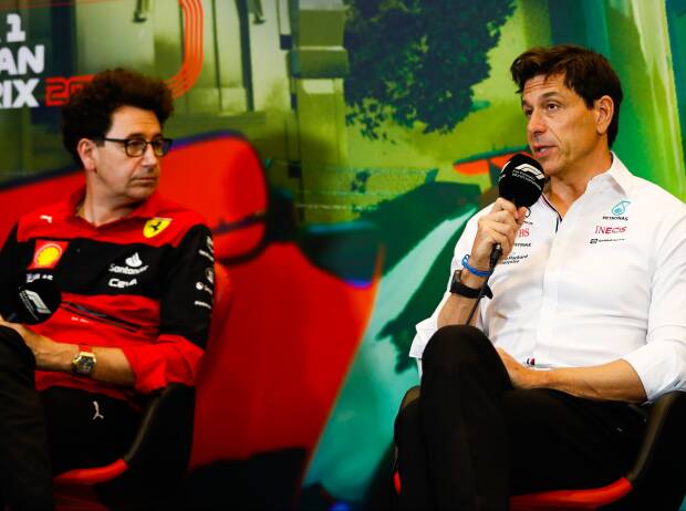 Mattia Binotto, Toto Wolff Mattia Binotto, Toto Wolff
