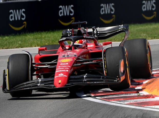 Charles Leclerc (Ferrari F1-75) im Training zum Formel-1-Rennen in Kanada 2022
