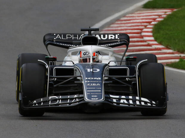 Pierre Gasly (AlphaTauri AT03) beim Training zum Formel-1-Rennen in Kanada 2022