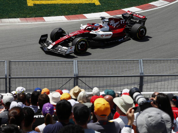 Valtteri Bottas (Alfa Romeo) im Training zum Formel-1-Rennen in Kanada 2022