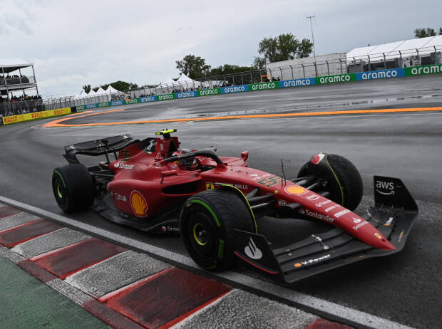 Carlos Sainz (Ferrari F1-75) im Qualifying zum Formel-1-Rennen in Kanada 2022