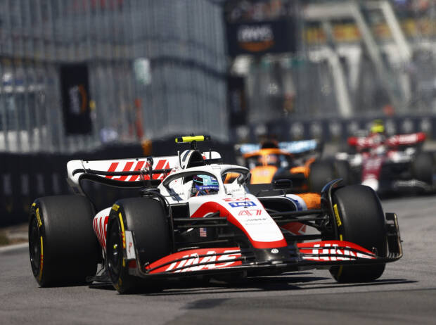 Mick Schumacher (Haas) beim Formel-1-Rennen in Kanada 2022