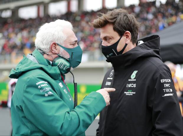 Lawrence Stroll und Toto Wolff Lawrence Stroll und Toto Wolff