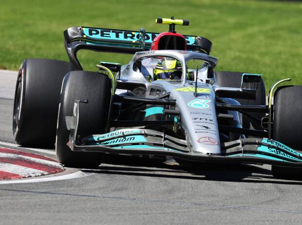 Lewis Hamilton im Mercedes W13 beim Kanada-Grand-Prix in Montreal