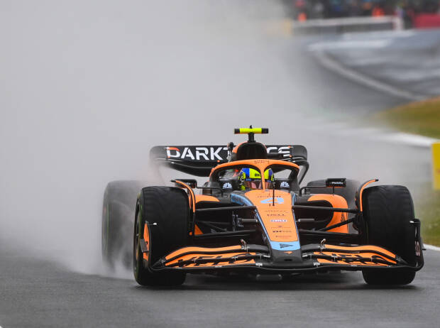 Lando Norris (McLaren MCL36) im Qualifying zum Formel-1-Rennen in Silverstone 2022