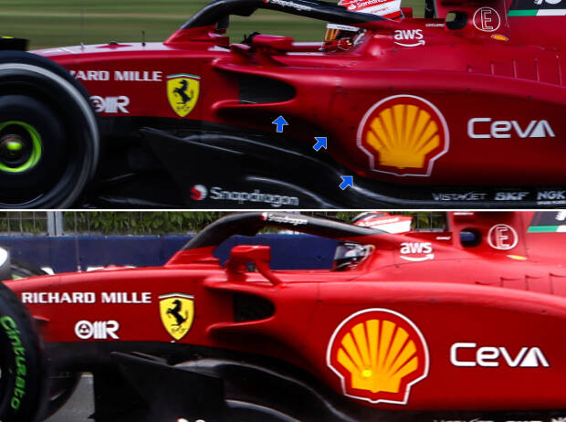 Foto zur News: Formel-1-Technik: Die unauffälligen Upgrades von Ferrari in Silverstone