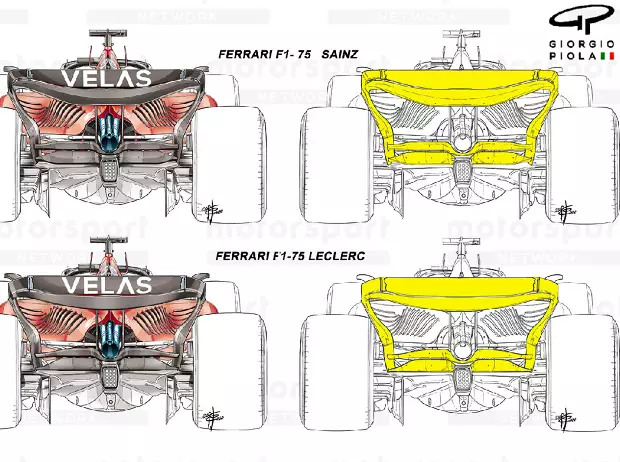 Foto zur News: Formel-1-Technik: Die unauffälligen Upgrades von Ferrari in Silverstone