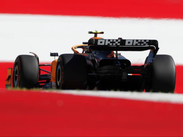 Lando Norris (McLaren MCL36) beim Qualifying zum Formel-1-Rennen in Spielberg 2022
