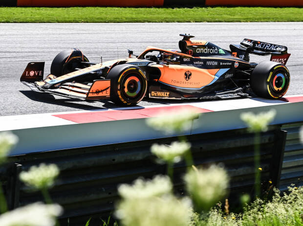Daniel Ricciardo (McLaren MCL36) beim Training zum Formel-1-Rennen in Spielberg 2022