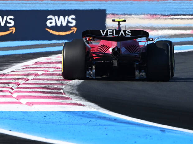 Carlos Sainz (Ferrari F1-75) im Training zum Formel-1-Rennen in Le Castellet 2022