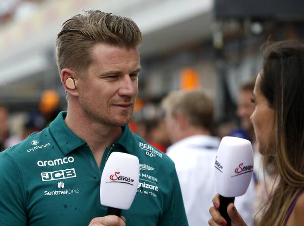 Nico Hülkenberg im Gespräch mit ServusTV-Reporterin Andrea Schlager Nico Hülkenberg im Gespräch mit ServusTV-Reporterin Andrea Schlager