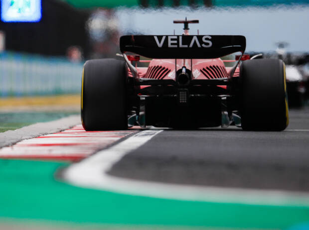 Charles Leclerc (Ferrari F1-75) beim Formel-1-Rennen in Ungarn 2022 Charles Leclerc (Ferrari F1-75) beim Formel-1-Rennen in Ungarn 2022