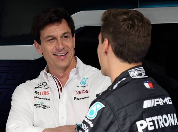 Toto Wolff und George Russell Toto Wolff und George Russell
