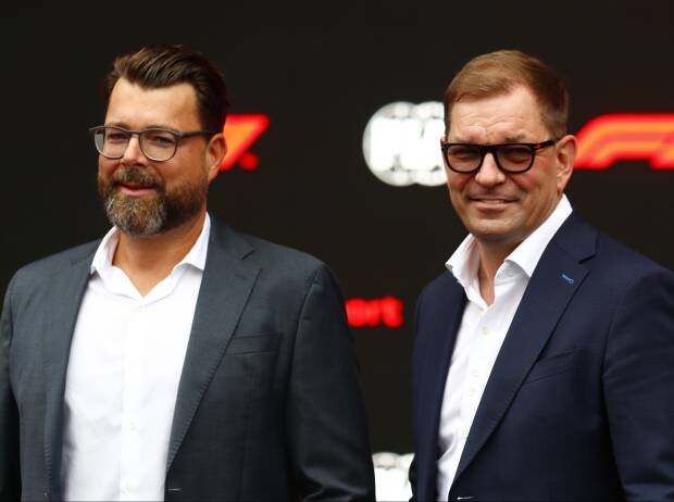 Oliver Hoffmann (CTO) und Markus Duesmann (CEO) von Audi Oliver Hoffmann (CTO) und Markus Duesmann (CEO) von Audi