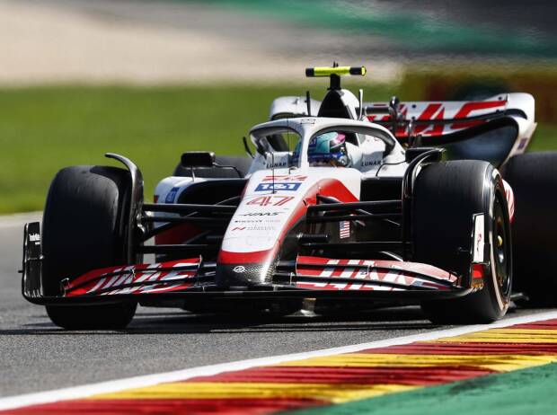 Mick Schumacher im Haas VF-22 beim Grand Prix von Belgien 2022 in Spa Mick Schumacher im Haas VF-22 beim Grand Prix von Belgien 2022 in Spa