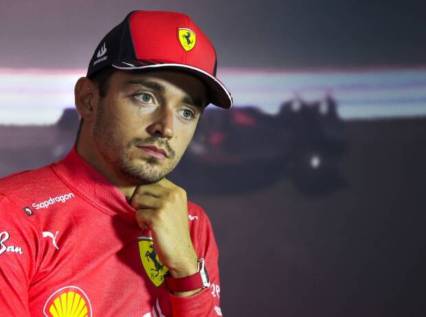 Charles Leclerc in der Pressekonferenz nach dem Rennen in Zandvoort Charles Leclerc in der Pressekonferenz nach dem Rennen in Zandvoort