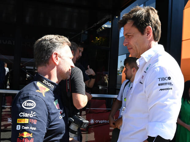Red-Bull-Teamchef Christian Horner und Mercedes-Motorsportchef Toto Wolff Red-Bull-Teamchef Christian Horner und Mercedes-Motorsportchef Toto Wolff