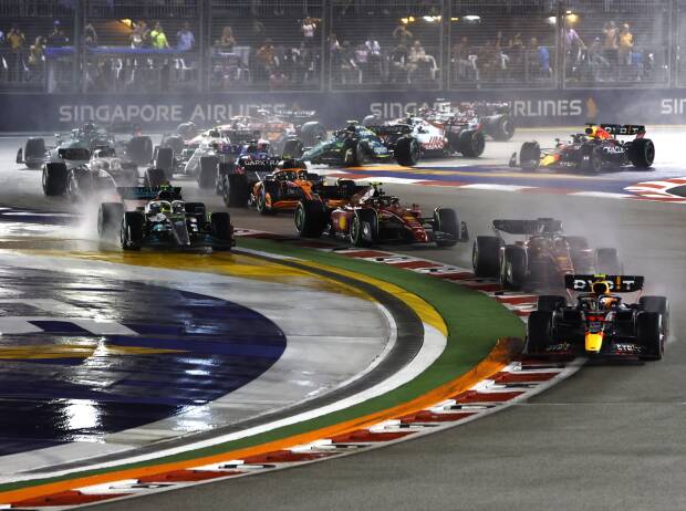 Sergio Perez, Charles Leclerc, Carlos Sainz, Lewis Hamilton