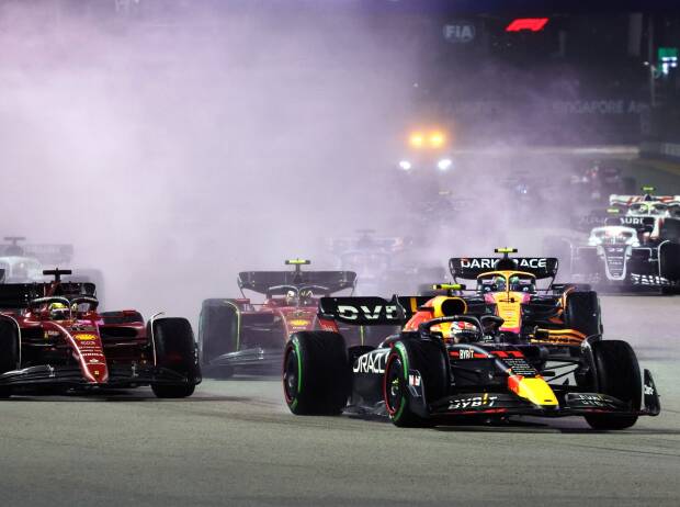 Formel-1-Start in Singapur 2022 Formel-1-Start in Singapur 2022