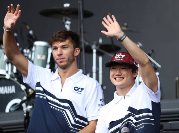 Pierre Gasly, Yuki Tsunoda Pierre Gasly, Yuki Tsunoda