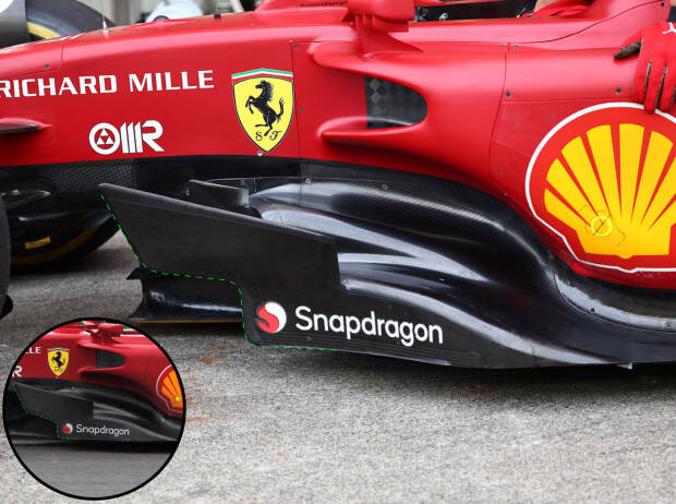 Foto zur News: Ferrari: Der neue Unterboden für Suzuka unter der Lupe