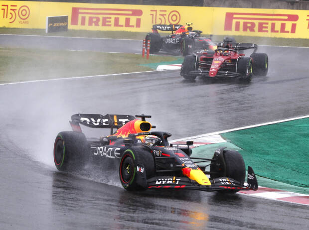 Max Verstappen, Charles Leclerc, Sergio Perez