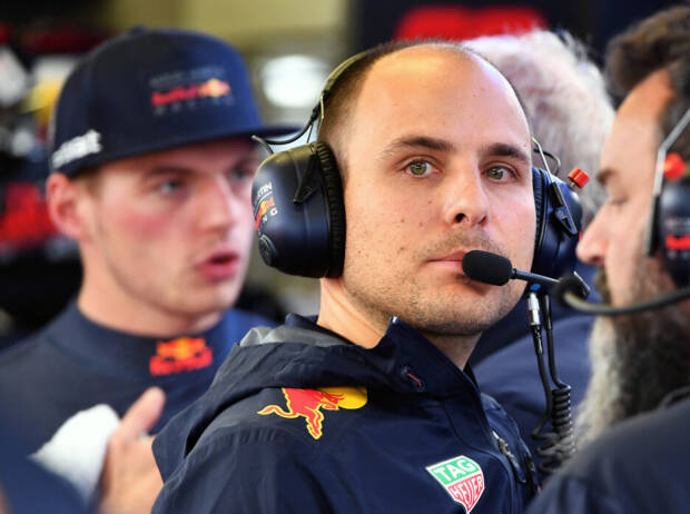 Max Verstappen und Renningenieur Gianpiero Lambiase