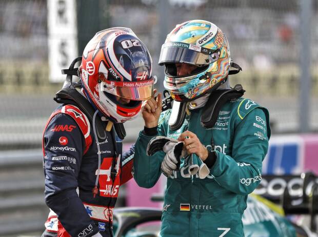 Kevin Magnussen, Sebastian Vettel Kevin Magnussen, Sebastian Vettel