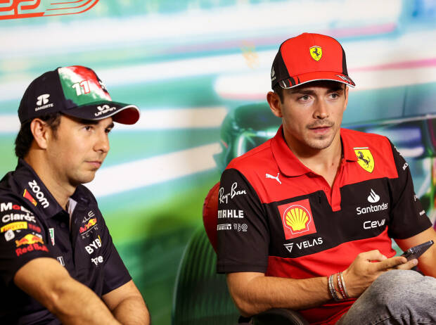 Sergio Perez, Charles Leclerc Sergio Perez, Charles Leclerc