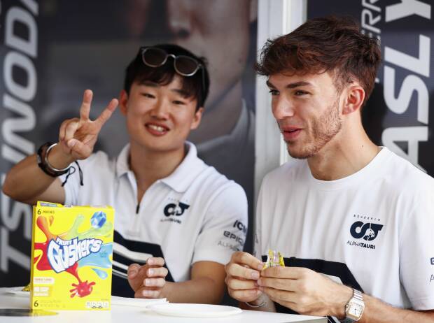 Yuki Tsunoda, Pierre Gasly Yuki Tsunoda, Pierre Gasly
