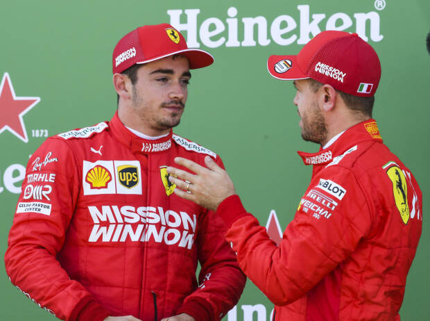 Charles Leclerc, Sebastian Vettel