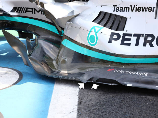 Foto zur News: Formel-1-Technik: Mercedes-Experimente als Vorbote für 2023