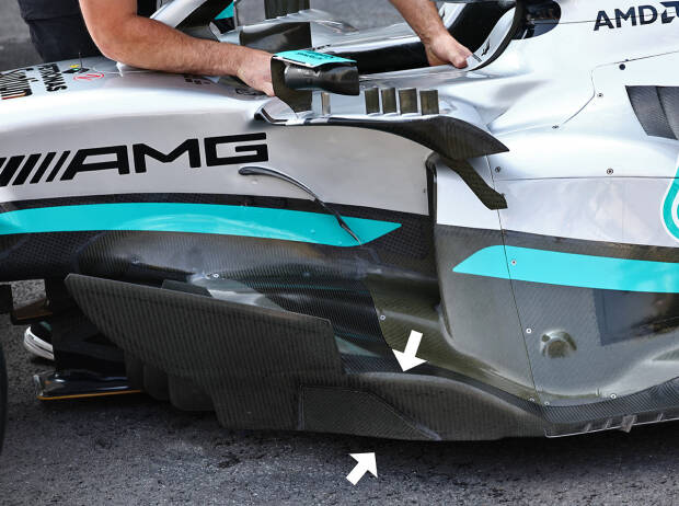 Foto zur News: Formel-1-Technik: Mercedes-Experimente als Vorbote für 2023